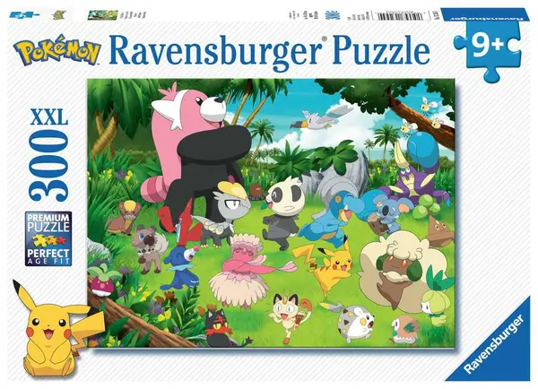 Puzzle Ravensburger din 300 XXL de piese - Pokemon