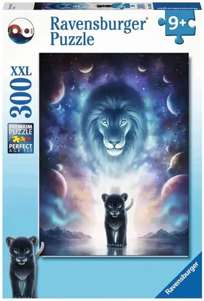 Puzzle Ravensburger din 300 XXL piese - Curajul leului