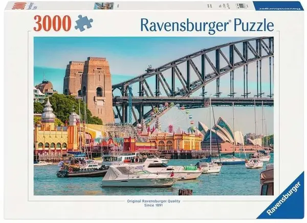 Puzzle Ravensburger din 3000 piese - Partea secretă a Sydney-ului
