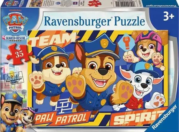 Puzzle Ravensburger din 35 piese - Patrula Cățelușilor: Cei mai buni salvatori