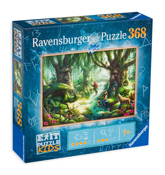 Puzzle Ravensburger din 368 de piese - Magic Forest
