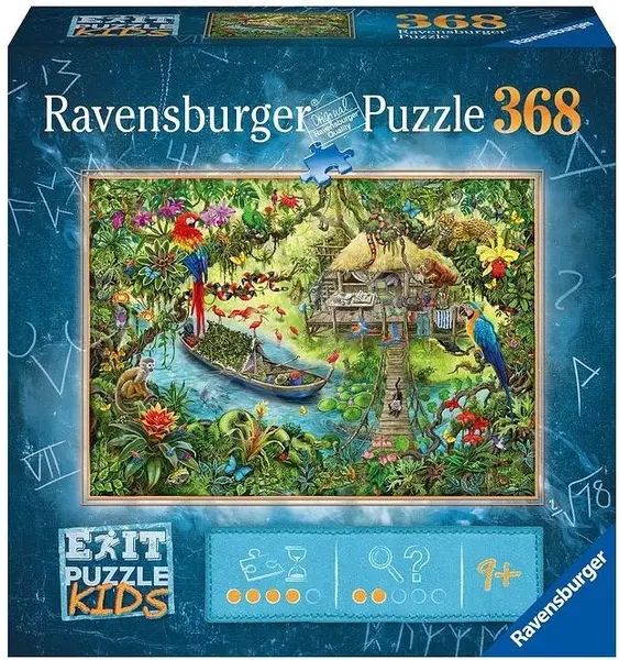 Puzzle Ravensburger din 368 de piese - The jungle expedition
