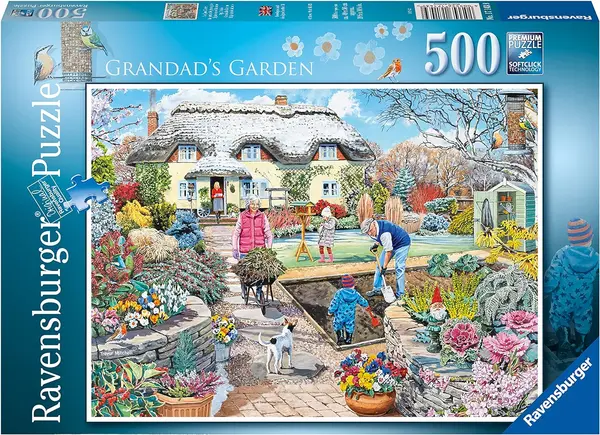 Puzzle Ravensburger din 500 de piese - Grădina bunicului