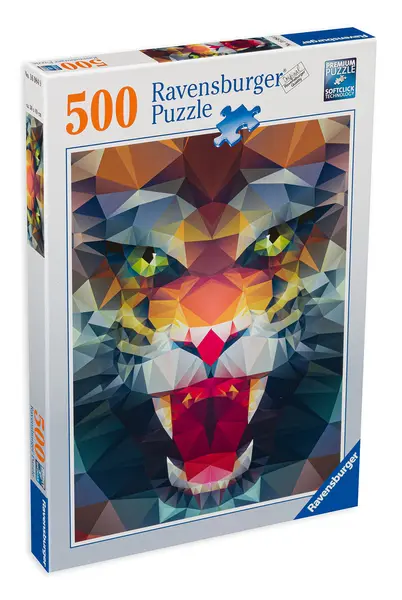 Puzzle Ravensburger din 500 de piese - Leu multilateral