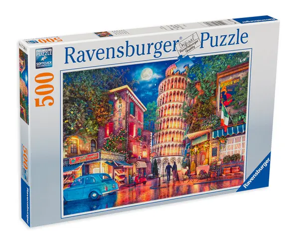 Puzzle Ravensburger din 500 de piese - O seară la Pisa