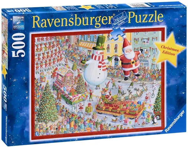 Puzzle Ravensburger din 500 de piese - Vine Crăciunul!
