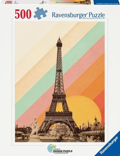 Puzzle Ravensburger din 500 piese - Curcubeul din Paris