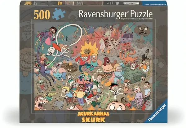 Puzzle Ravensburger din 500 piese - Rău ticălosul