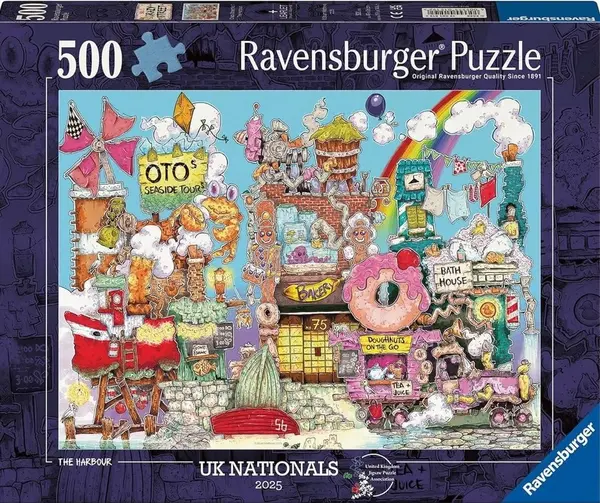 Puzzle Ravensburger din 500 piese - Strada Nebună: Portul