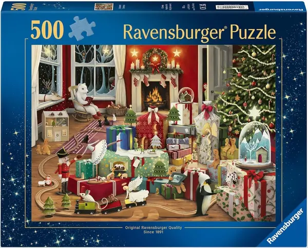 Puzzle Ravensburger din 500 piese - Un Crăciun magic