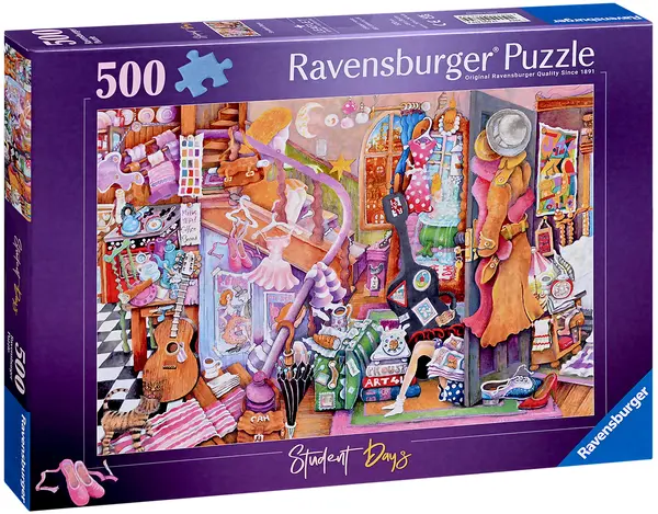 Puzzle Ravensburger din 500 piese - Zilele studenților