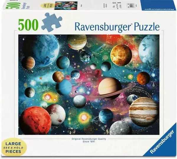 Puzzle Ravensburger din 500 XXL piese - Planetariu