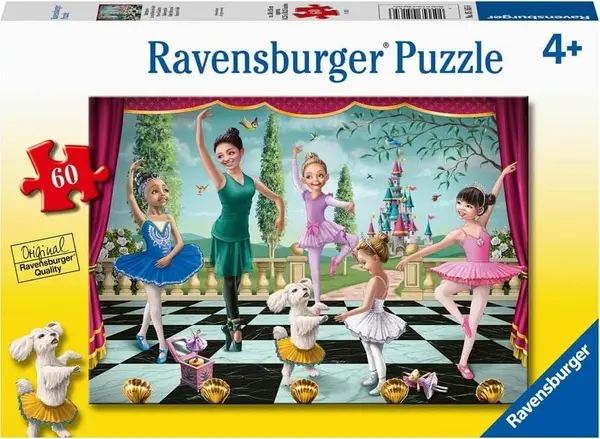 Puzzle Ravensburger din 60 piese - Repetiție de balet