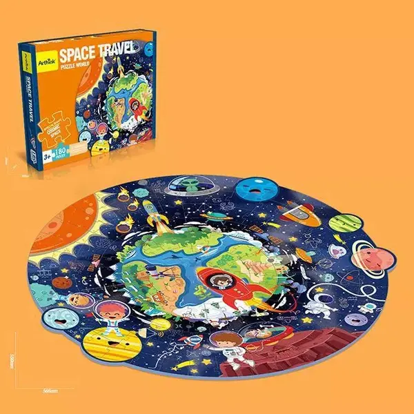 Puzzle rotund - Calatorie in Spatiu | Arthink