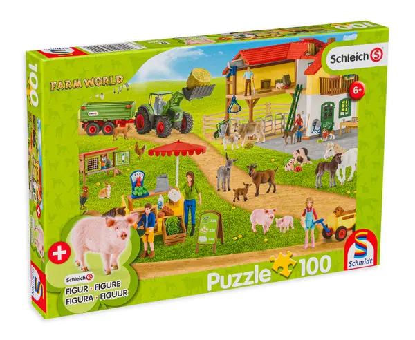 Puzzle Schmidt din 100 de piese - In Ferma