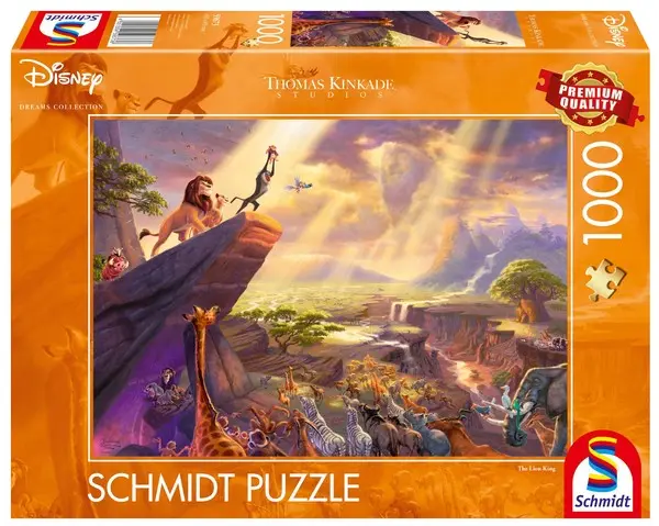 Puzzle Schmidt din 1000 de piese - Regele Leu
