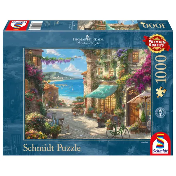 Puzzle Thomas Kinkade - Cafea pe Riviera Italiana, 1000 piese