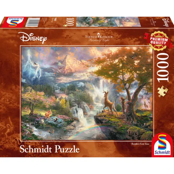 Puzzle Thomas Kinkade - Disney - Bambi 1000