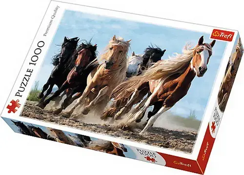 Puzzle Trefl 1000 de piese, Cai la galop