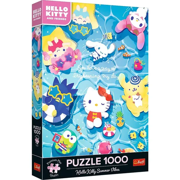 PUZZLE TREFL 1000 PREMIUM PLUS HELLO KITTY RELAXARE DE VARA