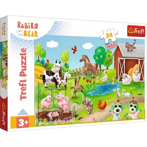 Puzzle Trefl 2 x 25 piese, 25 piese