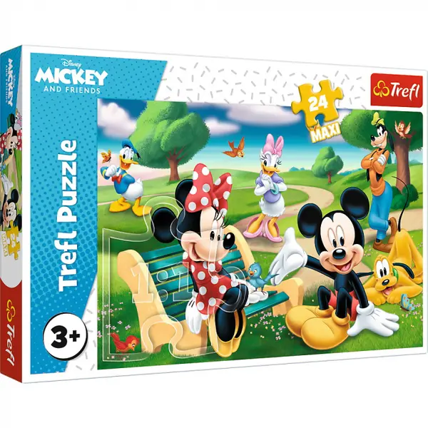 Puzzle Trefl 24 Maxi Mickey Mouse intre Prieteni