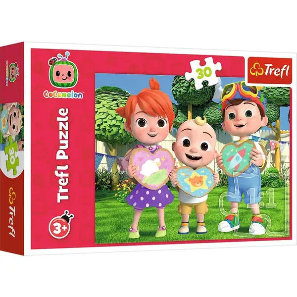Puzzle Trefl 30 - Cocomelon: Sa Ne Jucam Impreuna