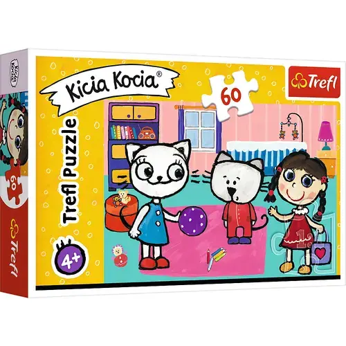 Puzzle Trefl 60 piese - Kicia Kocia si prietenii