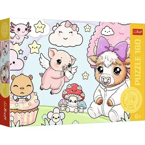 Puzzle Trefl Animale mici, 160 piese