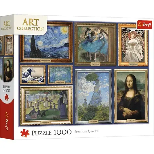 Puzzle Trefl Art Collection O colectie de capodopere de arta, 1000 de piese