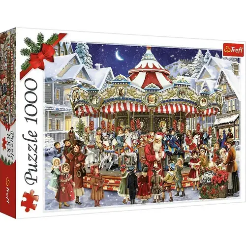 Puzzle Trefl Carusel de Craciun, 1000 de piese