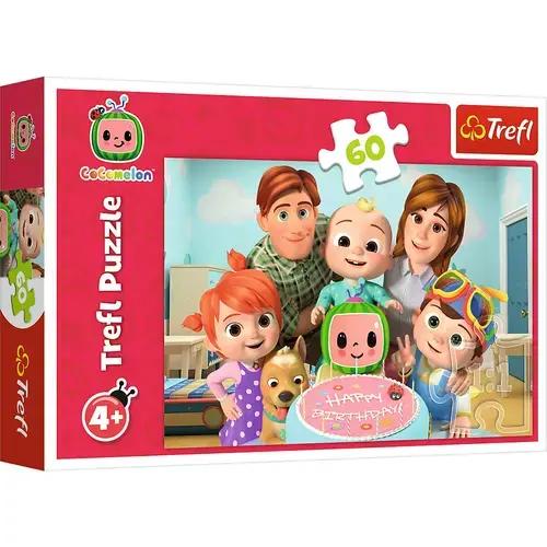 Puzzle Trefl Cocomelon, O zi minunata, 60 piese