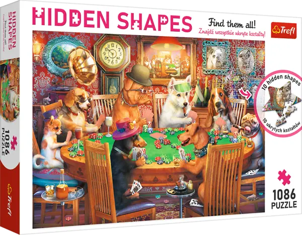 Puzzle Trefl de 1086 piese - Seara jocurilor