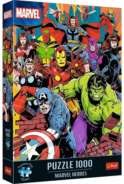 Puzzle Trefl de la 1000 piese - Eroii Marvel