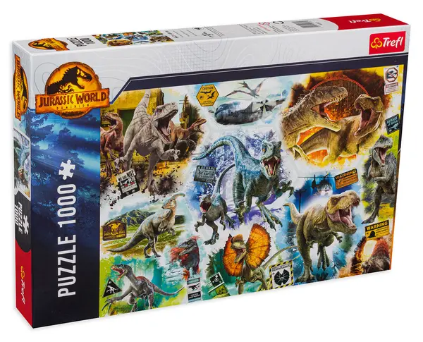 Puzzle Trefl din 1000 de piese - Dinozauri