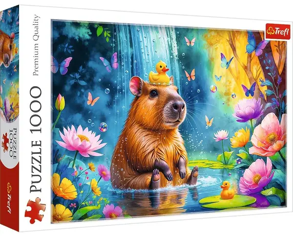 Puzzle Trefl din 1000 piese - Capibara