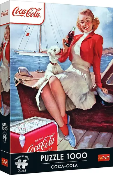 Puzzle Trefl din 1000 piese - Coca-Cola: Timp pentru pauză