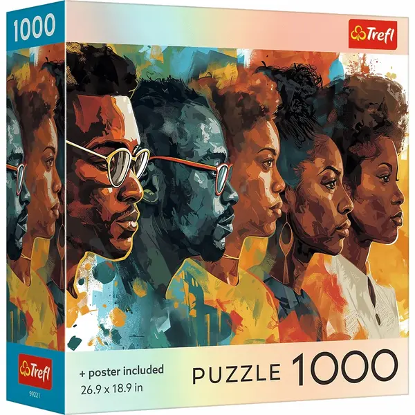 Puzzle Trefl din 1000 piese - Fețe în ceață