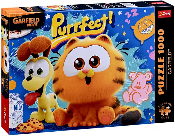 Puzzle Trefl din 1000 piese - Garfield