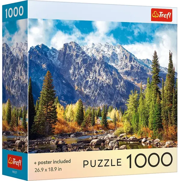 Puzzle Trefl din 1000 piese - Parcul Național Grand Teton
