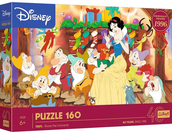 Puzzle Trefl din 160 piese - Crăciunul de basm al Albei ca Zăpada