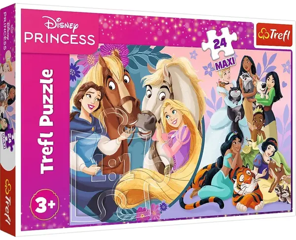 Puzzle Trefl din 24 maxi piese - Zâmbetul prieteniei