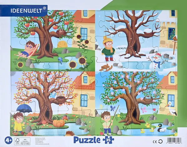 Puzzle Trefl din 35 piese - Sezoane anuale