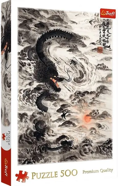 Puzzle Trefl din 500 piese - Ascensiunea Dragonului Imperial
