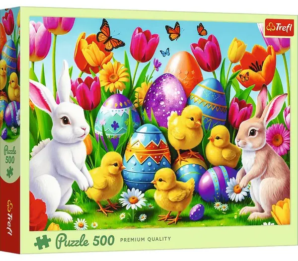 Puzzle Trefl din 500 piese - Pajiștea de Paște
