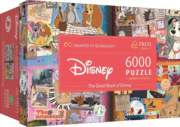 Puzzle Trefl din 6000 piese - Marea Carte a lui Disney