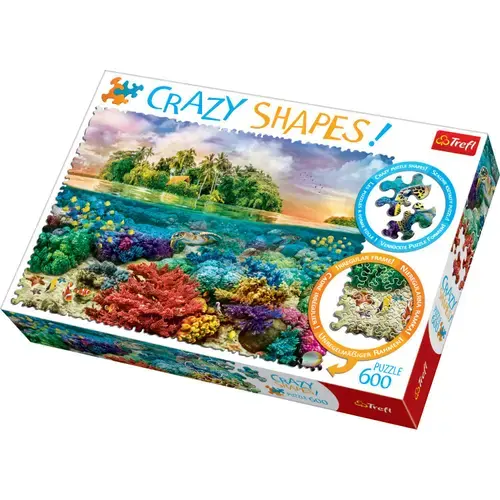 Puzzle Trefl, Insula exotica, 600 piese ciudate
