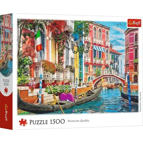 Puzzle Trefl O dupa amiaza de vara in Venetia, 1500 de piese