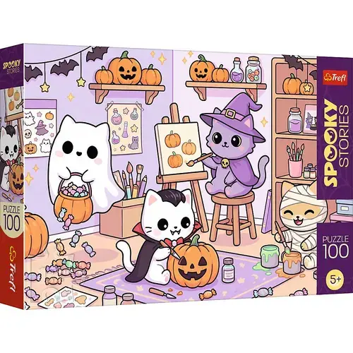 Puzzle Trefl Povesti Infricosatoare Micul Atelier de magie, 100 de piese