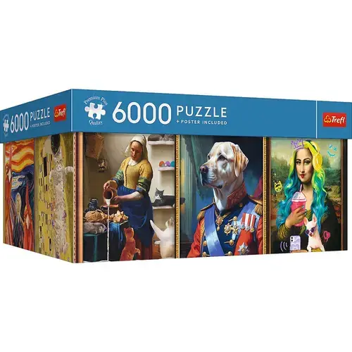 Puzzle Trefl Premium Plus Colectie de Arta Distractiva cu poster inclus, 6000 de piese